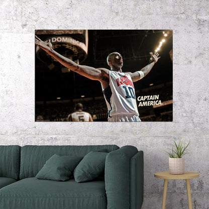 Kobe Bryant American Basketball Player Poster Wall Art Print Home Wall Decor