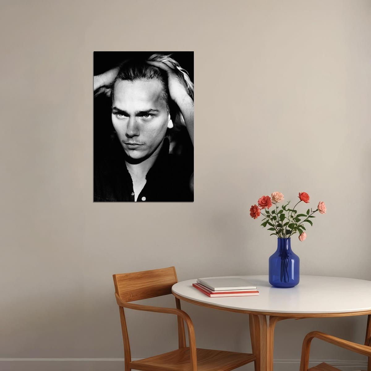 River Phoenix Young Handsome Actor Movie Artist Poster Wall Art Print Home Wall Decor
