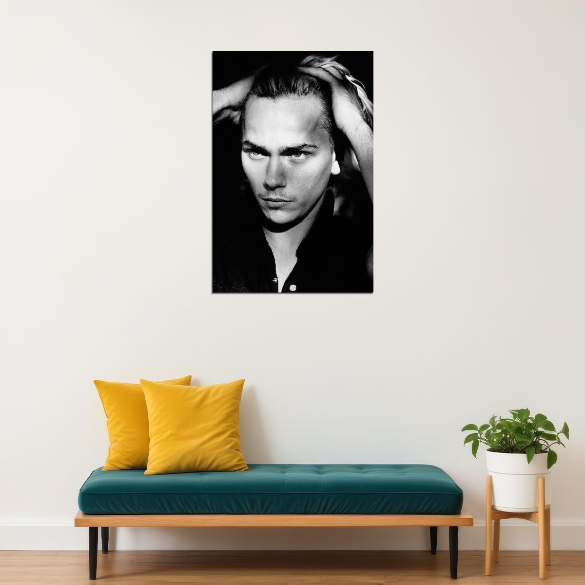 River Phoenix Young Handsome Actor Movie Artist Poster Wall Art Print Home Wall Decor