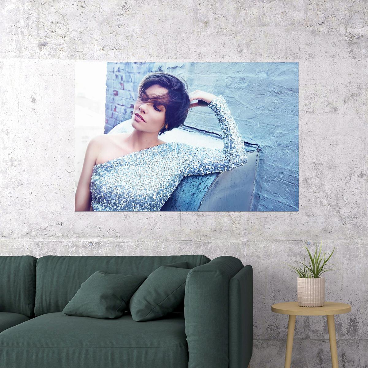Lauren Cohan Maggie Greene Beauty Model Actor Poster Wall Art Print Home Wall Decor