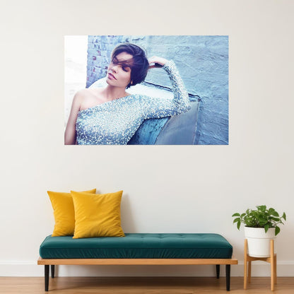 Lauren Cohan Maggie Greene Beauty Model Actor Poster Wall Art Print Home Wall Decor