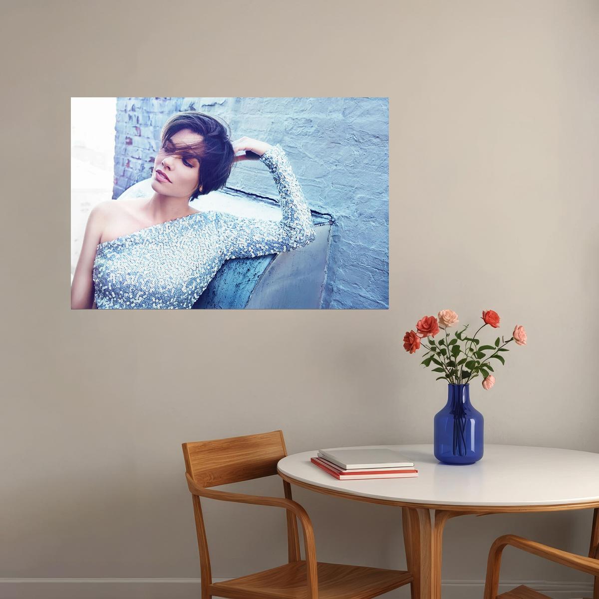 Lauren Cohan Maggie Greene Beauty Model Actor Poster Wall Art Print Home Wall Decor