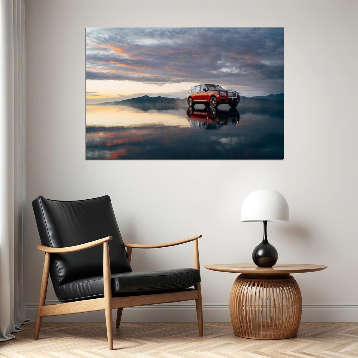 Rolls Royce Phantom Ghost Super Luxury Car Poster Wall Art Print Home Wall Decor