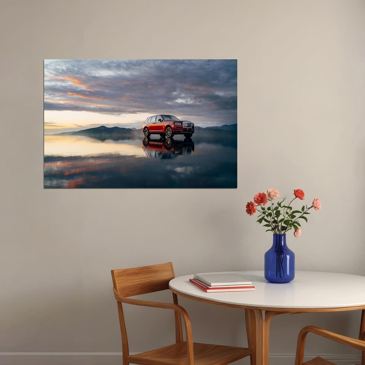 Rolls Royce Phantom Ghost Super Luxury Car Poster Wall Art Print Home Wall Decor