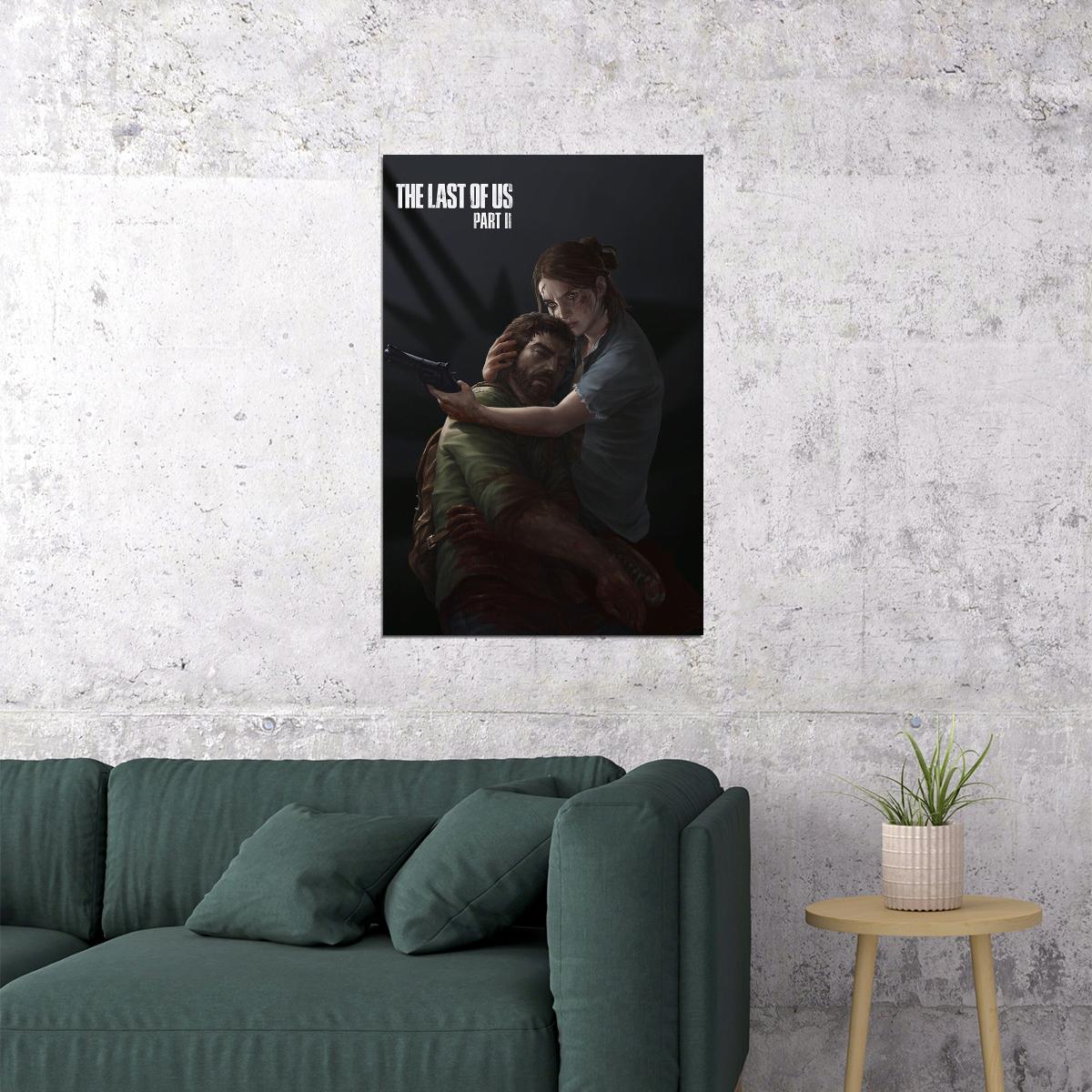 The Last Of Us 2 Part Ii Ellie Horror Video Game Poster Wall Art Print Home Wall Decor