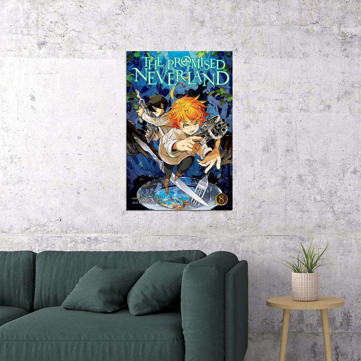 The Promised Neverland Emma Norman Ray Anime Poster Wall Art Print Home Wall Decor