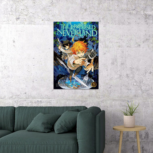 The Promised Neverland Emma Norman Ray Anime Poster Wall Art Print Home Wall Decor