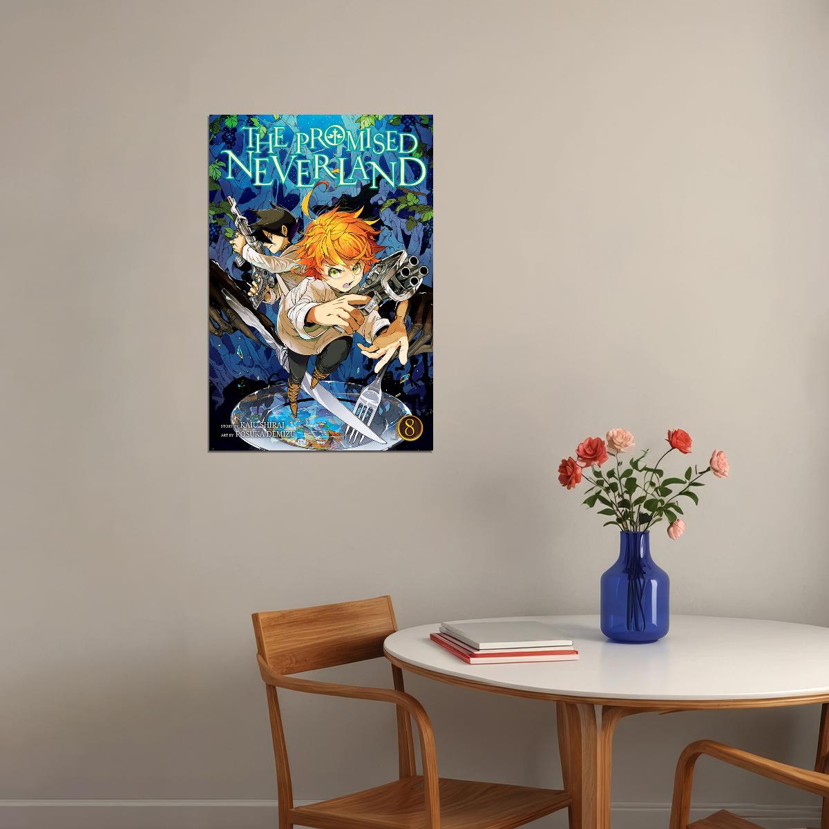 The Promised Neverland Emma Norman Ray Anime Poster Wall Art Print Home Wall Decor