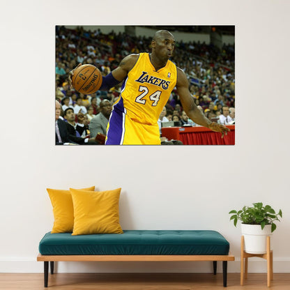 Kobe Bryant American Basketball Player Sports Poster Wall Art Print Home Wall Decor