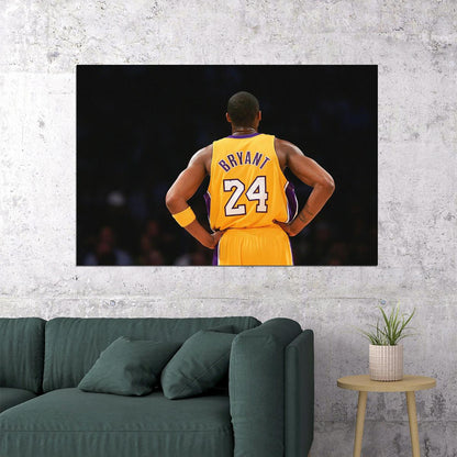 Kobe Bryant American Basketball Player Poster Wall Art Print Home Wall Decor