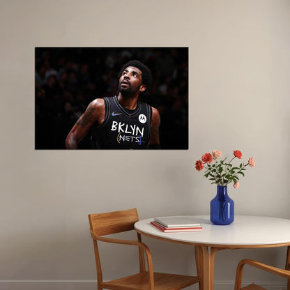 Irving 11 Brooklyn Basketball Player Sports Poster Wall Art Print Home Wall Decor