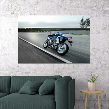Yamaha Motor Tt500 Mt10 R1 Sport Motorcycle Poster Wall Art Print Home Wall Decor