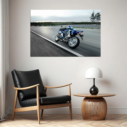 Yamaha Motor Tt500 Mt10 R1 Sport Motorcycle Poster Wall Art Print Home Wall Decor