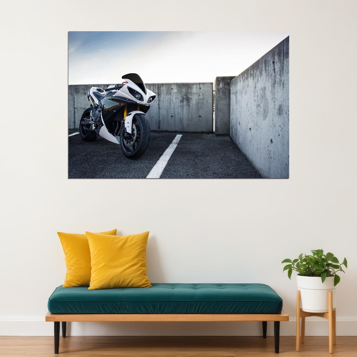 Yamaha Motor Tt500 Mt10 R1 Bike Motorcycle Poster Wall Art Print Home Wall Decor