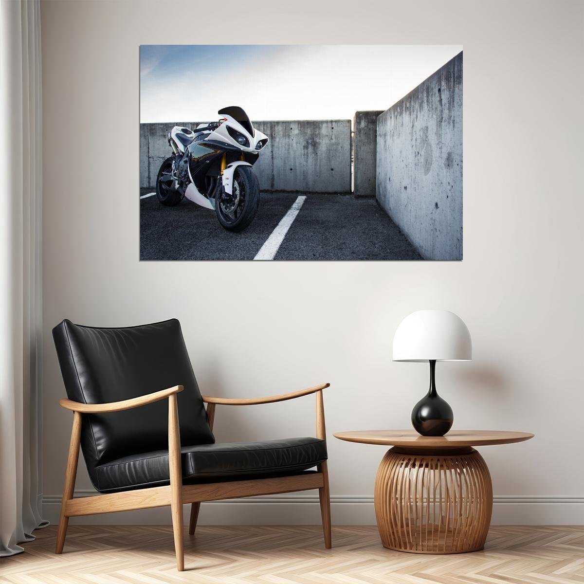 Yamaha Motor Tt500 Mt10 R1 Bike Motorcycle Poster Wall Art Print Home Wall Decor
