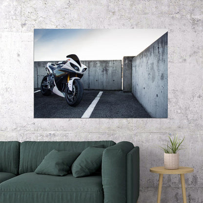 Yamaha Motor Tt500 Mt10 R1 Bike Motorcycle Poster Wall Art Print Home Wall Decor