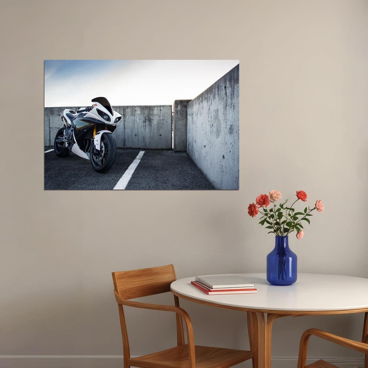 Yamaha Motor Tt500 Mt10 R1 Bike Motorcycle Poster Wall Art Print Home Wall Decor