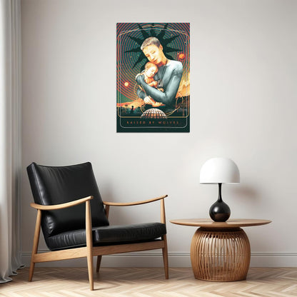 Raised By Wolves Science Fiction Tv Series Poster Wall Art Print Home Wall Decor