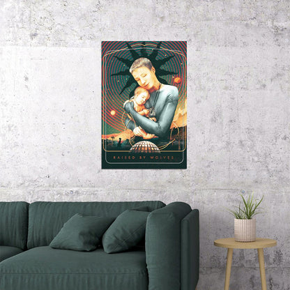 Raised By Wolves Science Fiction Tv Series Poster Wall Art Print Home Wall Decor