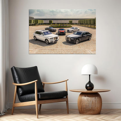 Rolls Royce Phantom Ghost Super Luxury Car Poster Wall Art Print Home Wall Decor