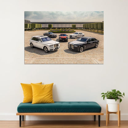 Rolls Royce Phantom Ghost Super Luxury Car Poster Wall Art Print Home Wall Decor