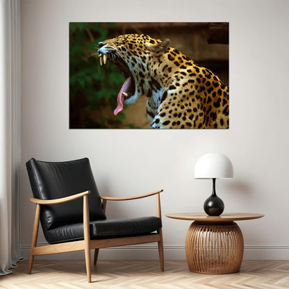 Jaguar Panthera Pardus Animal Wild Animals Poster Wall Art Print Home Wall Decor