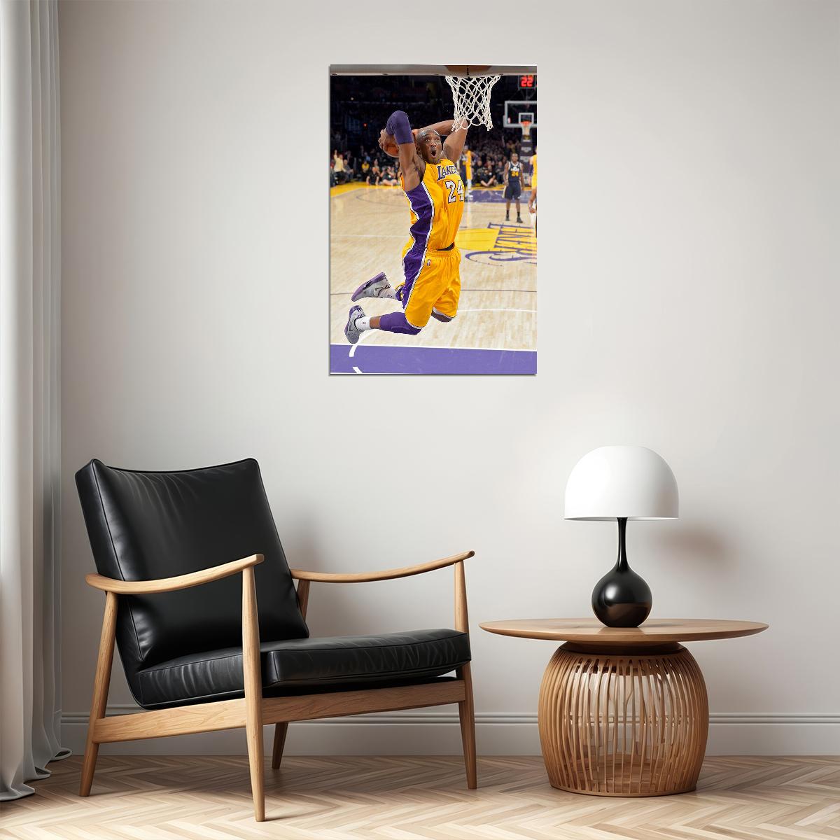 Kobe Bryant American Basketball Player Poster Wall Art Print Home Wall Decor