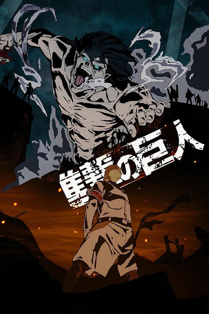 Attack On Titan Season 4 Big Man Japan Animation Poster Wall Art Print Home Wall Decor