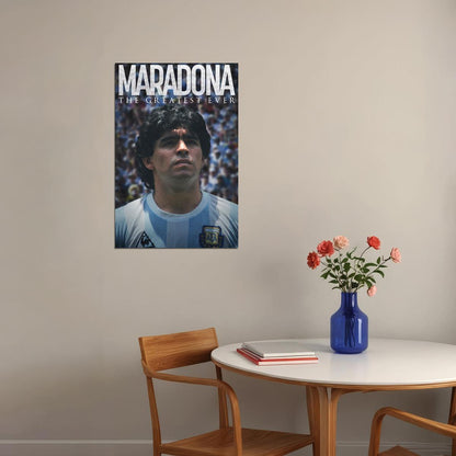 Diego Argentina Football Soccer Poster Wall Art Print Home Wall Decor