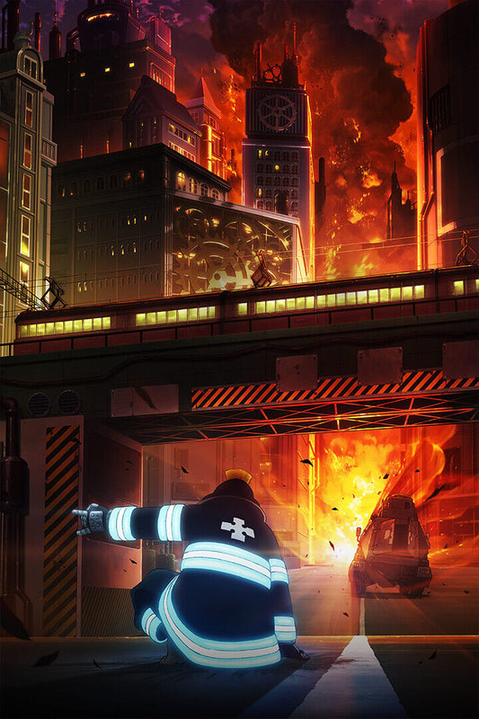 Fire Force Japanese Anime Poster Wall Art Print Home Wall Decor