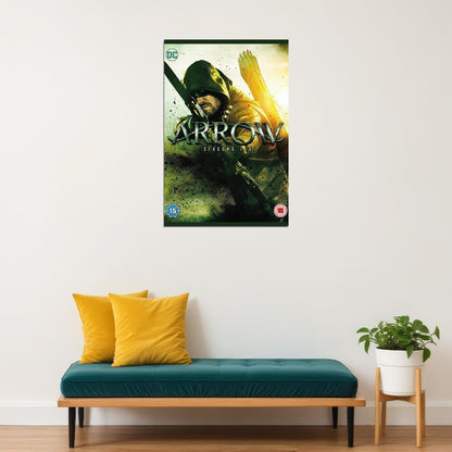 Arrow Oliver Queen Tv Show Action Crime Poster Wall Art Print Home Wall Decor