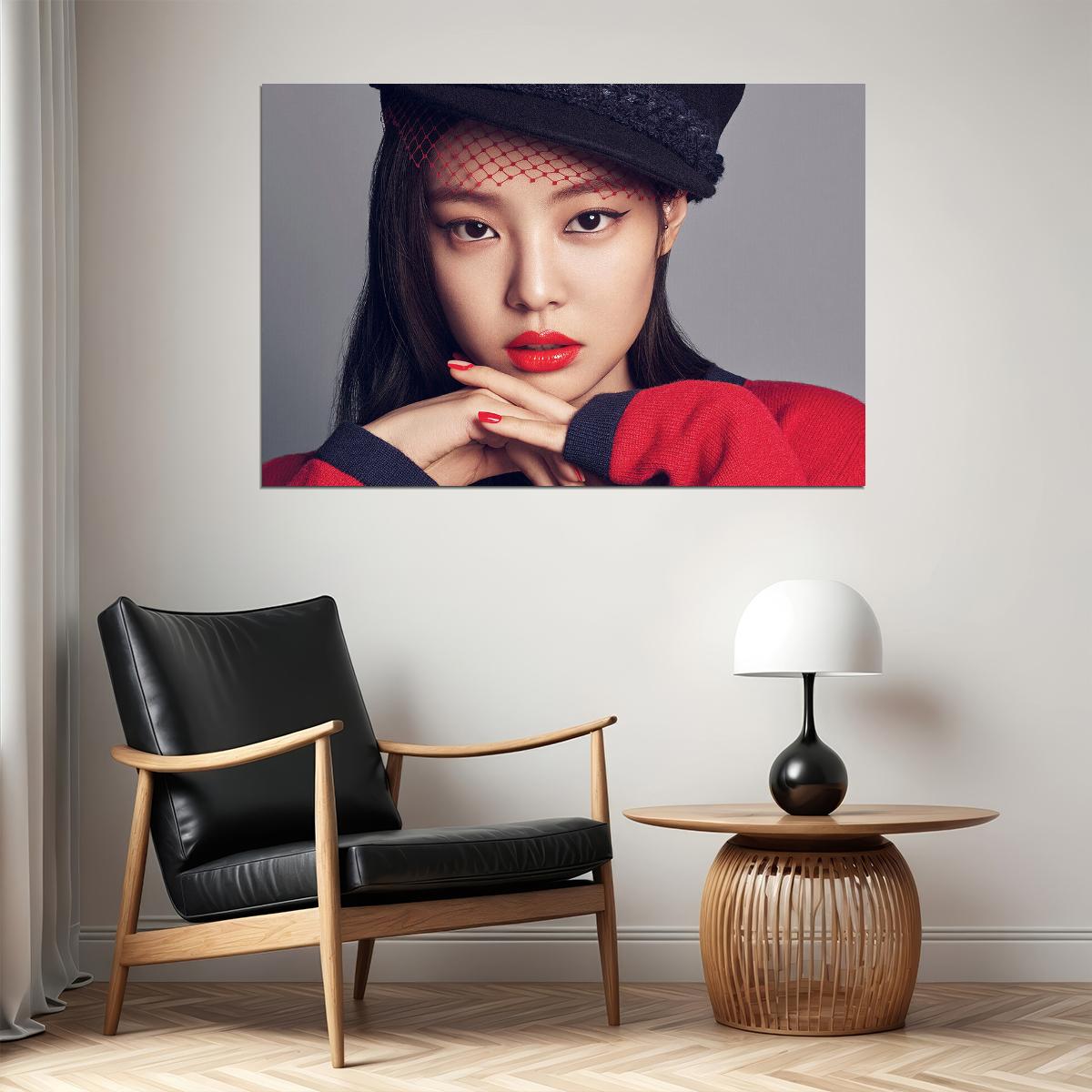 Black Pink Jennie Rose Lisa Kpop Singer Poster Wall Art Print Home Wall Decor