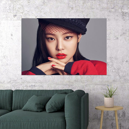 Black Pink Jennie Rose Lisa Kpop Singer Poster Wall Art Print Home Wall Decor
