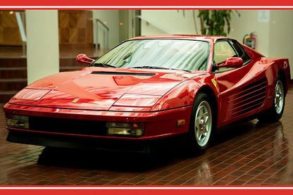 Ferrari Sports Car Luxury Car Racing Car Poster Wall Art Print Home Wall Decor