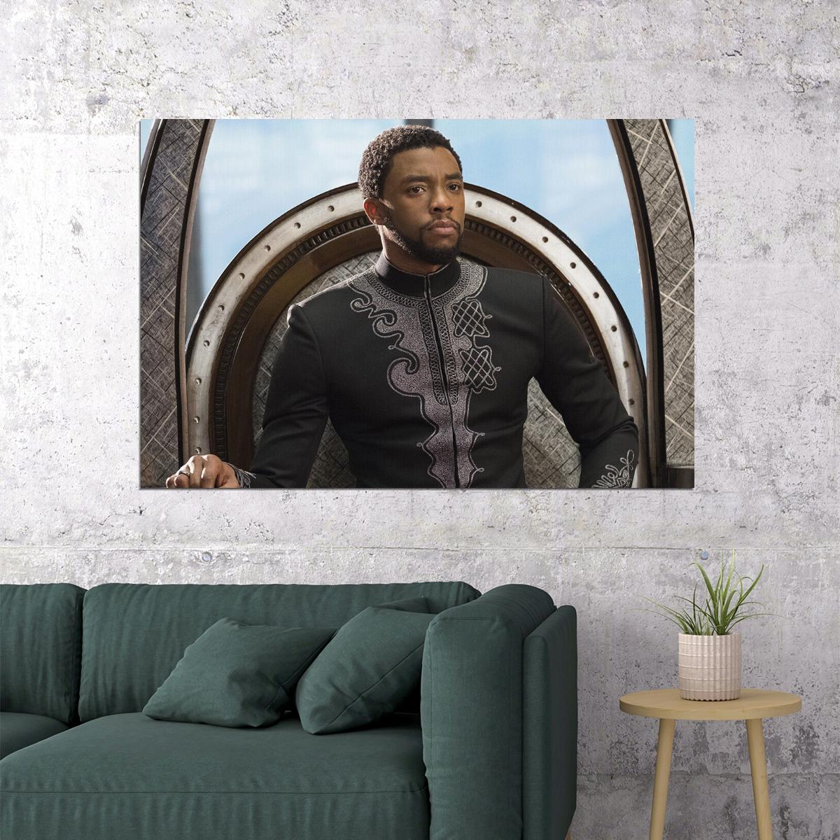 Chadwick Boseman Black Panther Poster Wall Art Print Home Wall Decor