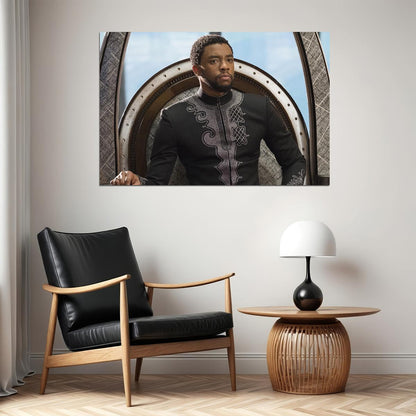 Chadwick Boseman Black Panther Poster Wall Art Print Home Wall Decor