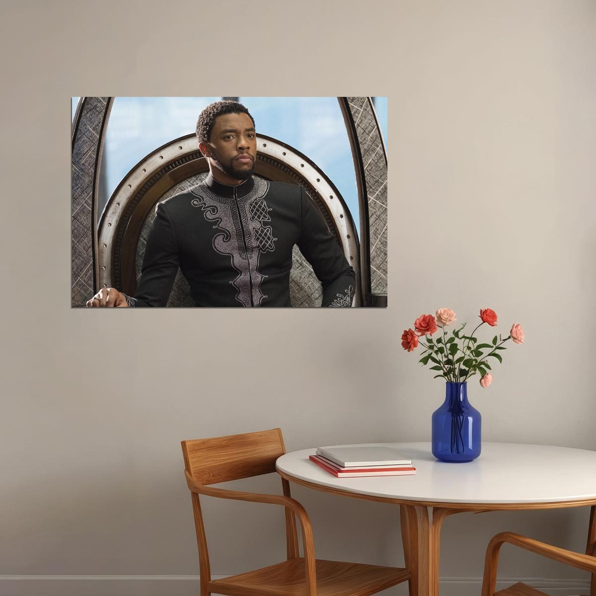 Chadwick Boseman Black Panther Poster Wall Art Print Home Wall Decor