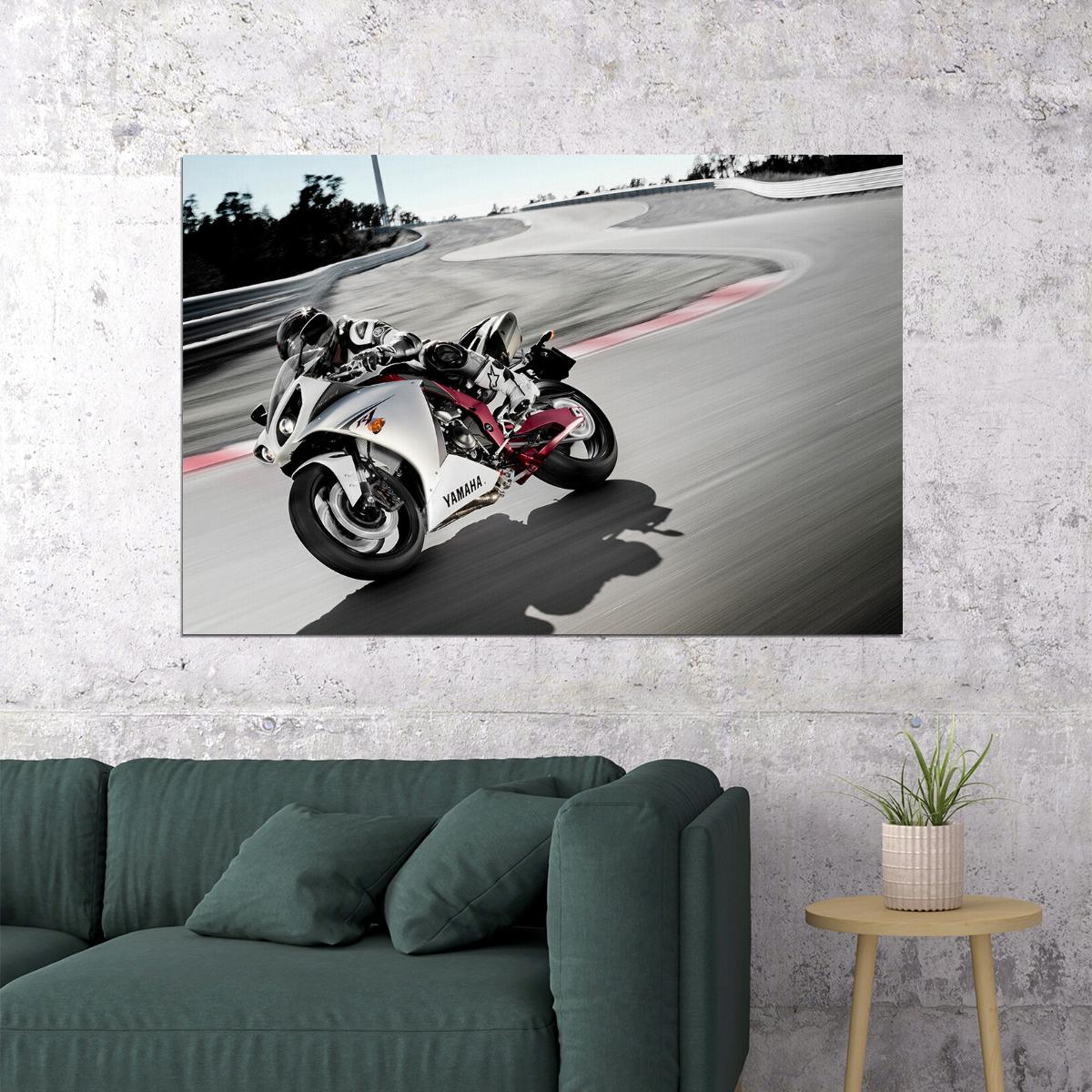 Yamaha Motor Tt500 Mt10 R1 Bike Motorcycle Poster Wall Art Print Home Wall Decor