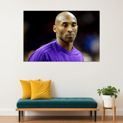 Kobe Bryant American Basketball Player Jersey Poster Wall Art Print Home Wall Decor