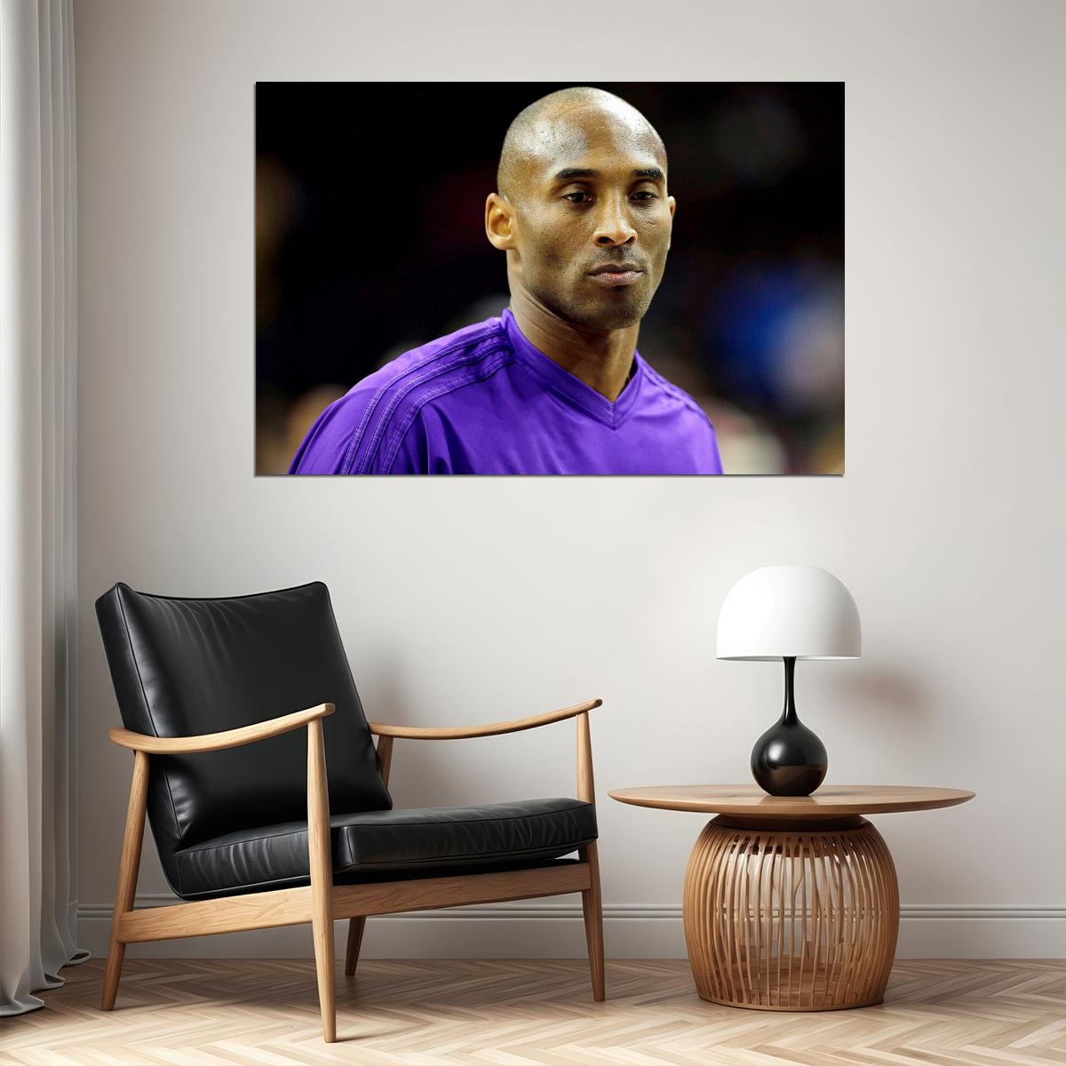 Kobe Bryant American Basketball Player Jersey Poster Wall Art Print Home Wall Decor
