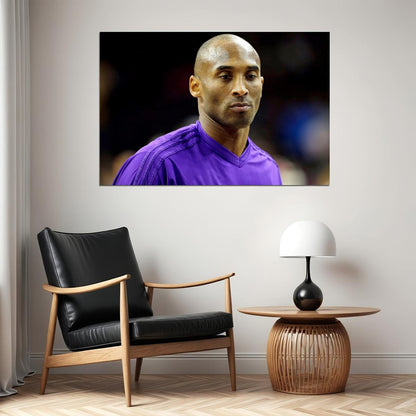 Kobe Bryant American Basketball Player Jersey Poster Wall Art Print Home Wall Decor