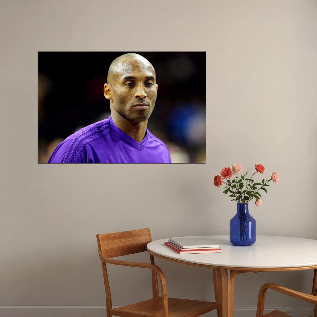 Kobe Bryant American Basketball Player Jersey Poster Wall Art Print Home Wall Decor