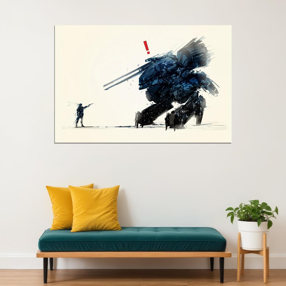Iron Gear Solid Rising The Phantom Pain Game Poster Wall Art Print Home Wall Decor