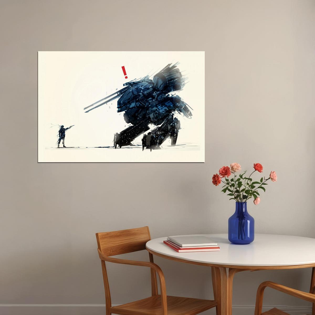 Iron Gear Solid Rising The Phantom Pain Game Poster Wall Art Print Home Wall Decor