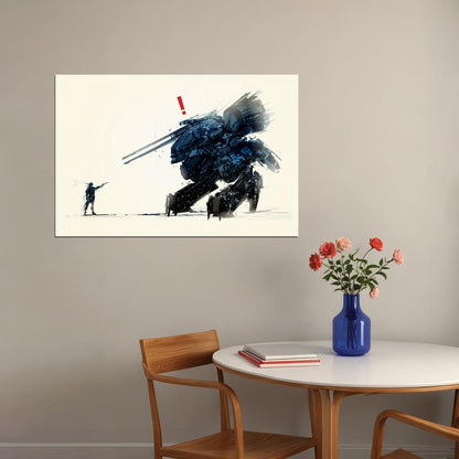 Iron Gear Solid Rising The Phantom Pain Game Poster Wall Art Print Home Wall Decor