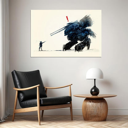 Iron Gear Solid Rising The Phantom Pain Game Poster Wall Art Print Home Wall Decor