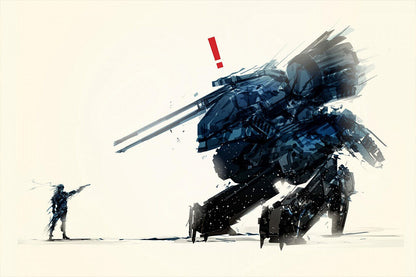 Iron Gear Solid Rising The Phantom Pain Game Poster Wall Art Print Home Wall Decor