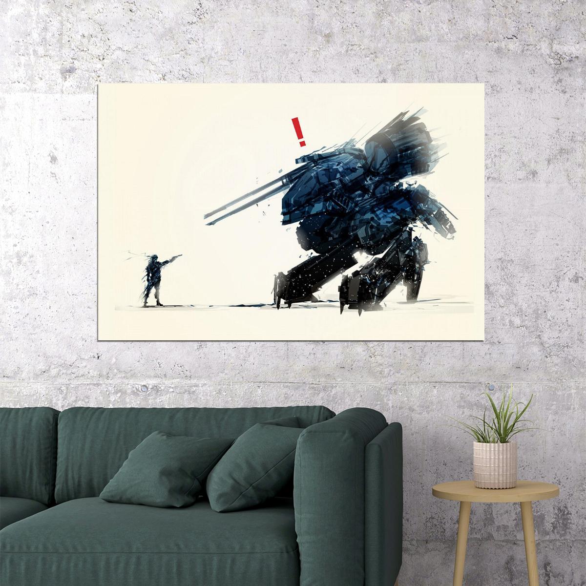 Iron Gear Solid Rising The Phantom Pain Game Poster Wall Art Print Home Wall Decor