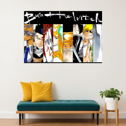 Burn The Witch Fight Beauty Girl Japan Anime Poster Wall Art Print Home Wall Decor