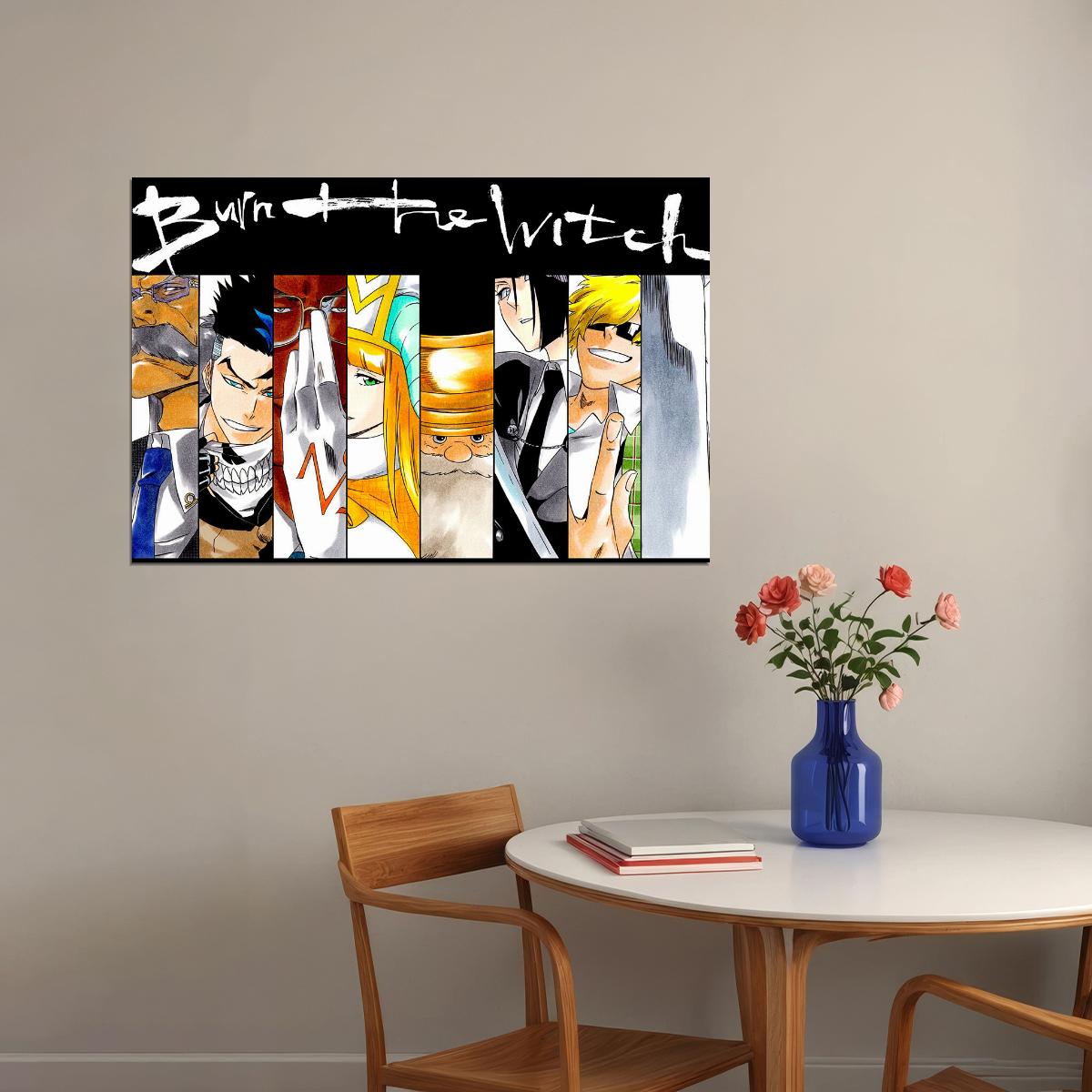 Burn The Witch Fight Beauty Girl Japan Anime Poster Wall Art Print Home Wall Decor